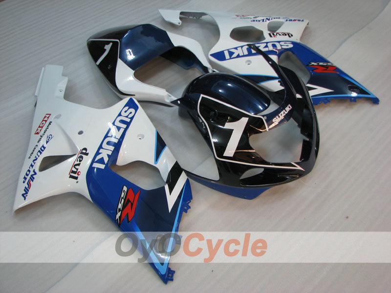 Kit de carénage à injection pour GSX R750 00-03 - Bleu, blanc - DUNLOP #OYO87905146 Image principale du produit