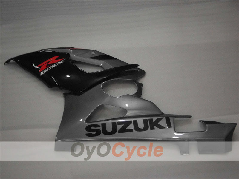Kit de carénage moulé par injection pour GSX R1000 05-06 - Noir, Argent - Style usine #OYO87901980