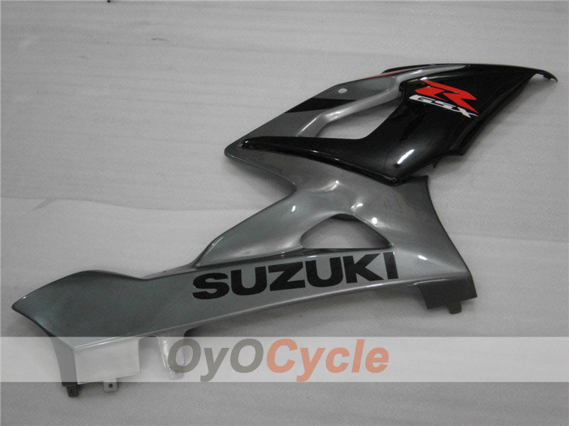 Kit de carénage moulé par injection pour GSX R1000 05-06 - Noir, Argent - Style usine #OYO87901980
