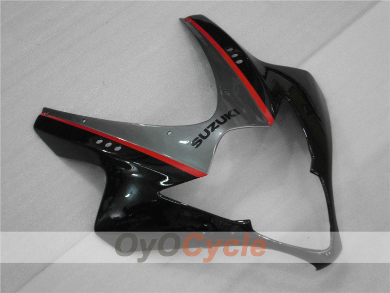 Kit de carénage moulé par injection pour GSX R1000 05-06 - Noir, Argent - Style usine #OYO87901980
