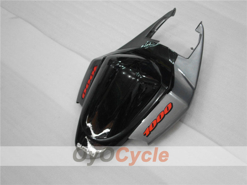 Kit de carénage moulé par injection pour GSX R1000 05-06 - Noir, Argent - Style usine #OYO87901980