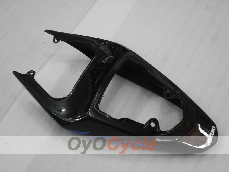 Kit de carénages injectés pour GSXR600 04-05 - Bleu, Noir - Flamme #OYO87901178
