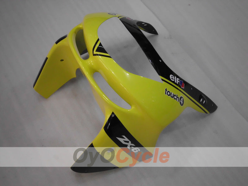 Kit de carénage pour NINJA ZX-6R 98-99 - Jaune, noir - Monster #OYO87903000