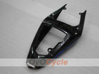 Kit de carénages injectés pour GSXR600 04-05 - Bleu, Noir - Flamme #OYO87901178