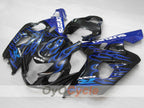 Kit de carénage à injection pour GSX R750 04-05 - Bleu, Noir - Flammes #OYO87901250