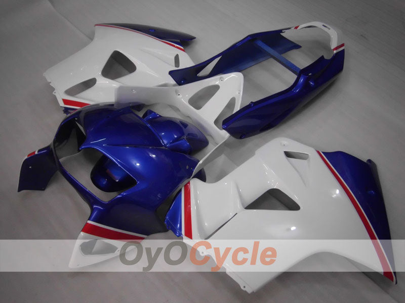 Kit de carénages pour VFR800 98-01 - Bleu, Blanc - Style d'origine #OYO87902917