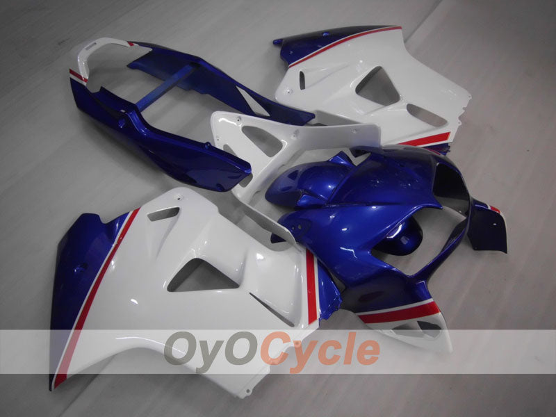 Kit de carénages pour VFR800 98-01 - Bleu, Blanc - Style d'origine #OYO87902917 Image principale du produit
