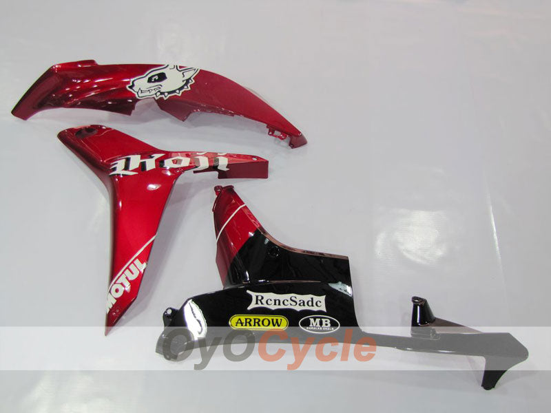 Kit de carénage à injection pour CBR600RR 07-08 - Rouge, Noir - Style d'origine #OYO87900390