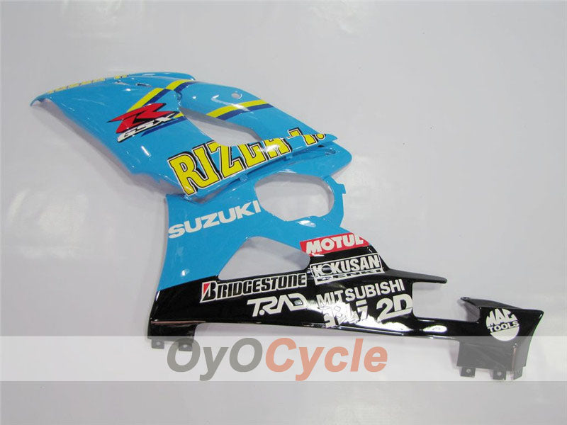 Kit de carénage à injection pour GSX R1000 05-06 - Bleu, Noir - MOTUL, Rizla+ #OYO87902050