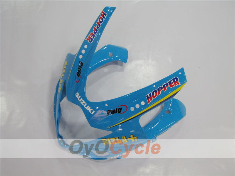 Kit de carénage à injection pour GSX R1000 05-06 - Bleu, Noir - MOTUL, Rizla+ #OYO87902050