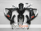 Kit de carénage injecté pour GSX R600 06-07 - Blanc, noir - Style usine #OYO87901527