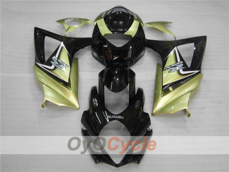 Kit de carénage injecté pour GSX R1000 07-08 - Noir, doré - Style usine #OYO87902110 Image secondaire du produit