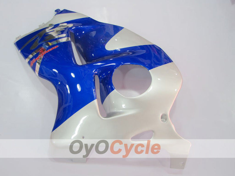 Kit de carénages à injection pour GSXR1300 Hayabusa 99-07 - Bleu, argent - Style usine #OYO87902887