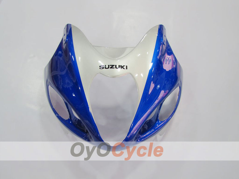 Kit de carénages à injection pour GSXR1300 Hayabusa 99-07 - Bleu, argent - Style usine #OYO87902887