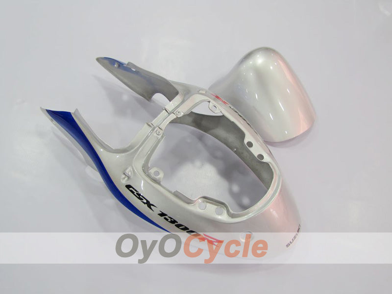 Kit de carénages à injection pour GSXR1300 Hayabusa 99-07 - Bleu, argent - Style usine #OYO87902887