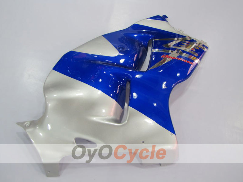 Kit de carénages à injection pour GSXR1300 Hayabusa 99-07 - Bleu, argent - Style usine #OYO87902887