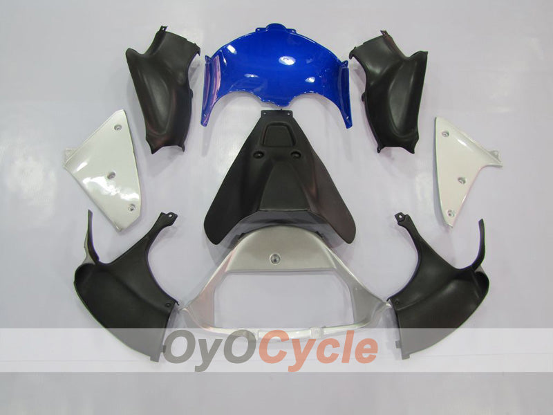 Kit de carénages à injection pour GSXR1300 Hayabusa 99-07 - Bleu, argent - Style usine #OYO87902887