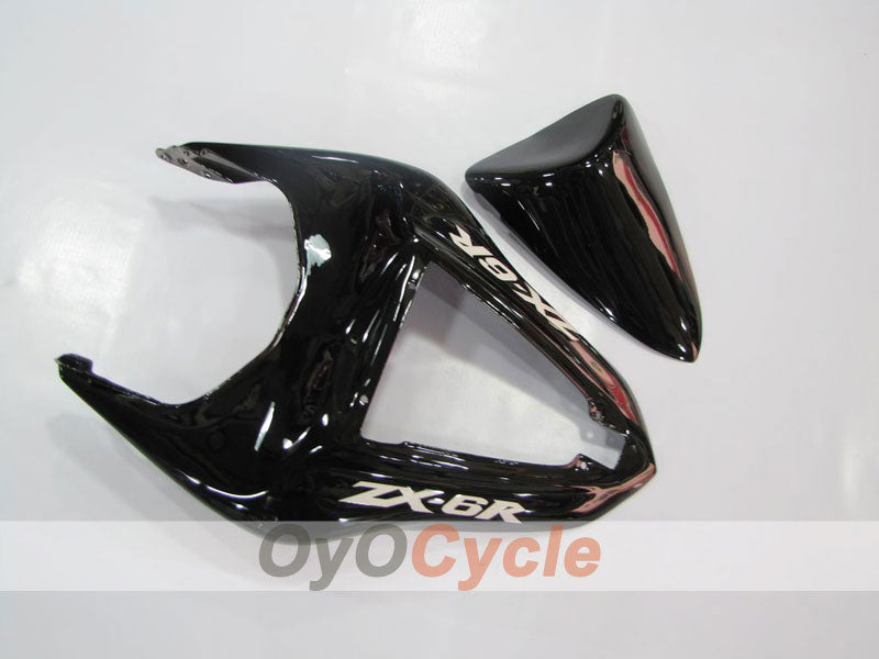 Kit de carénages injectés pour NINJA ZX-6R 07-08 - Noir - Style d’origine #OYO87901910