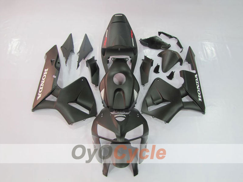 Kit de carénage à injection pour CBR600RR 05-06 - Noir, mat - Style d'usine #OYO87900235