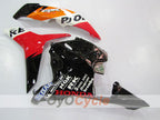 Kit de carénage à injection pour CBR600RR 09-12 - Orange, Noir - Repsol #OYO87900457