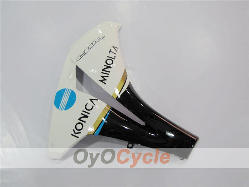 Kit de carénage injecté pour CBR1000RR 08-11 - Blanc, Noir - Konica Minolta #OYO87900692