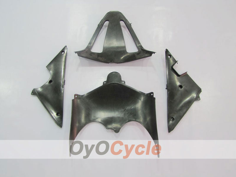 Kit de carénage à injection pour GSX R750 00-03 - Jaune, Argent - Style d'usine #OYO87901065