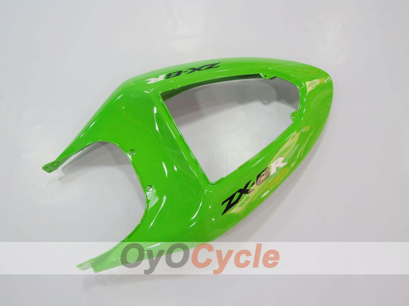Kit de carénage en injection pour NINJA ZX-6R 05-06 - Vert, noir - Style d'origine #OYO87901847