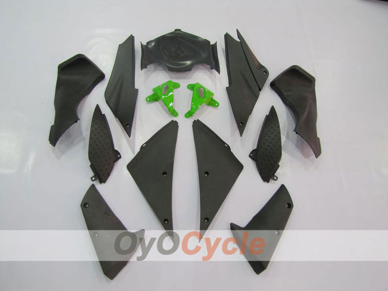 Kit de carénage en injection pour NINJA ZX-6R 05-06 - Vert, noir - Style d'origine #OYO87901847