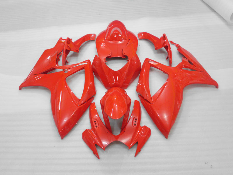 Kit de carénage injecté pour GSX R750 06-07 - Rouge - Style d’origine #OYO87901281