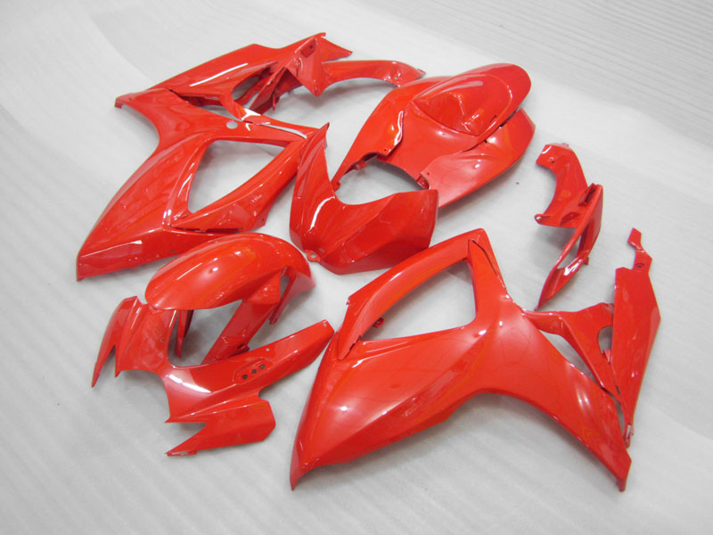 Kit de carénage injecté pour GSX R750 06-07 - Rouge - Style d’origine #OYO87901281
