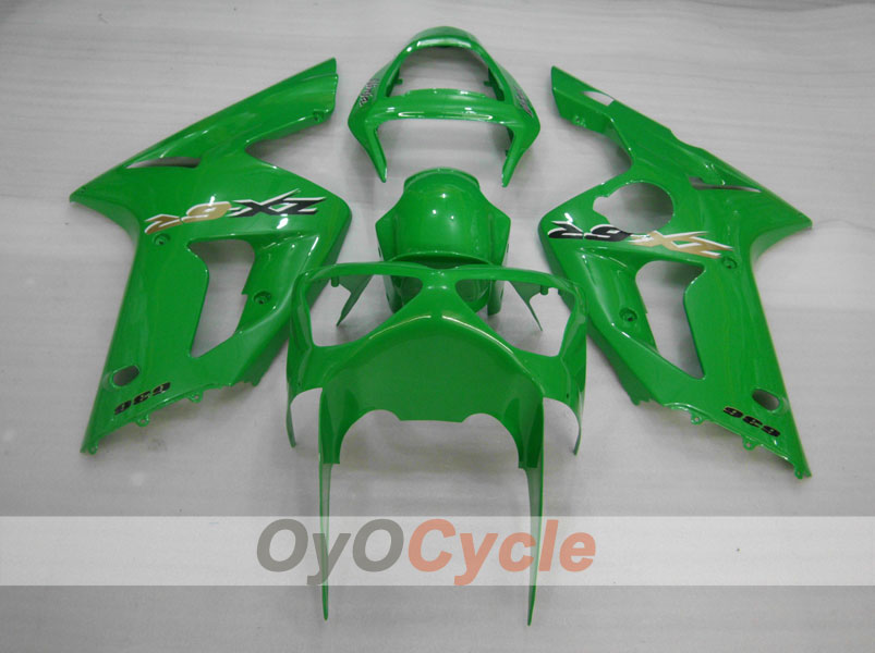 Kit de carénage à injection pour NINJA ZX-6R 03-04 - Vert - Style d'origine #OYO87901771