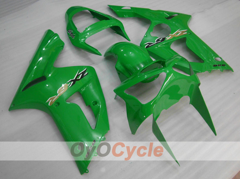 Kit de carénage à injection pour NINJA ZX-6R 03-04 - Vert - Style d'origine #OYO87901771 Image principale du produit