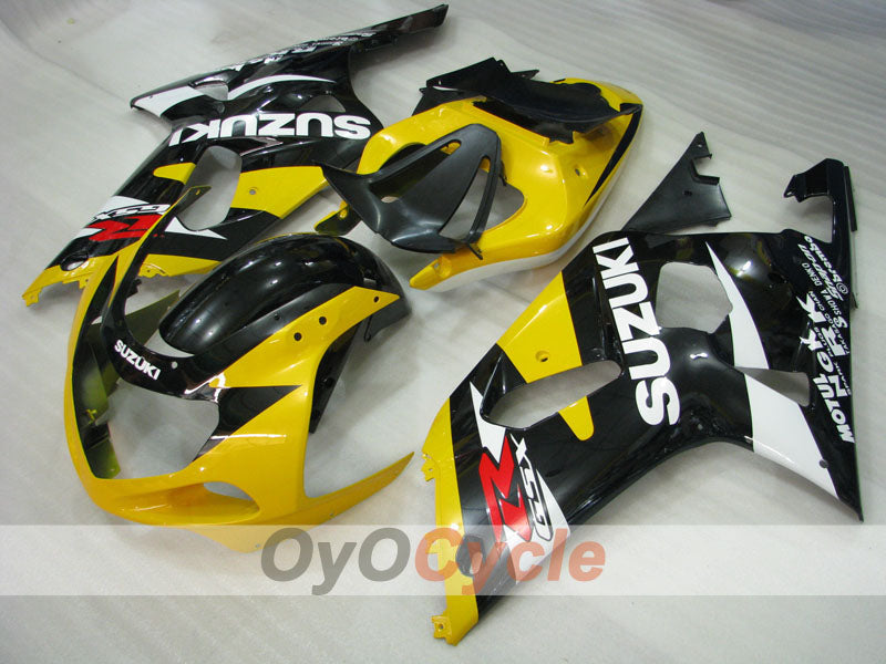Kit de carénage à injection pour GSX R750 00-03 - Jaune, noir - MOTUL #OYO87905161 Image secondaire du produit