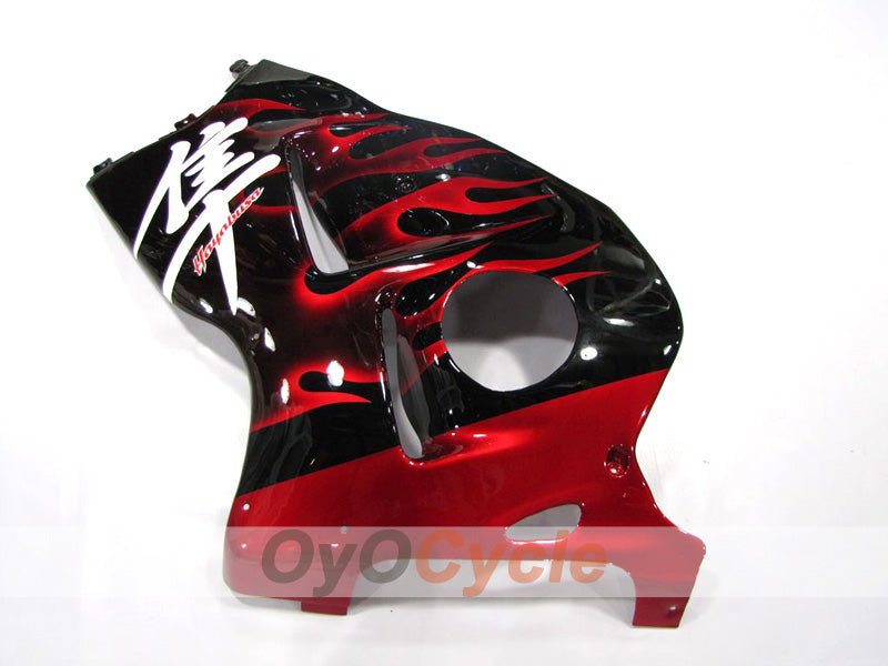 Kit de carénages d'injection pour GSXR1300 Hayabusa 99-07 - Rouge, noir - Flamme #OYO87902656 Image secondaire du produit