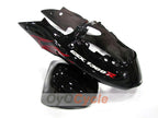 Kit de carénages d'injection pour GSXR1300 Hayabusa 99-07 - Rouge, noir - Flamme #OYO87902656