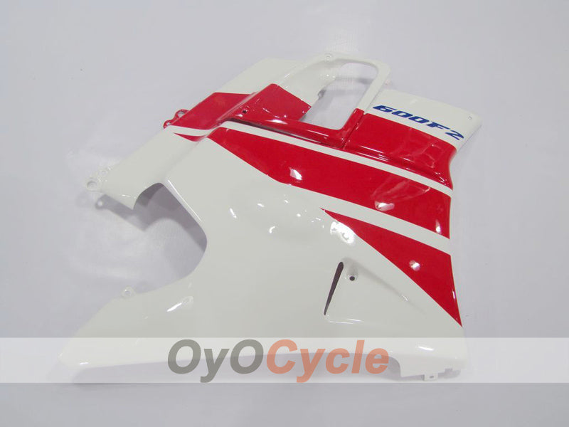 Kit de carénage pour Honda CBR600 F2 91-94 - Rouge, Blanc - Style d'usine #OYO87903056