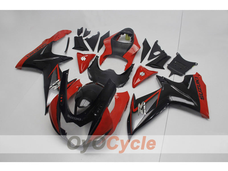 Kit de carénage à injection pour GSX R750 11-26 - Orange, Noir - Style d'usine #OYO87903200
