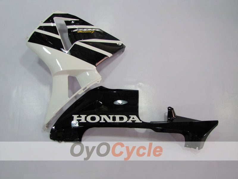 Kit de carénage injecté pour CBR600RR 03-04 - Blanc, noir - Style usine #OYO87902549