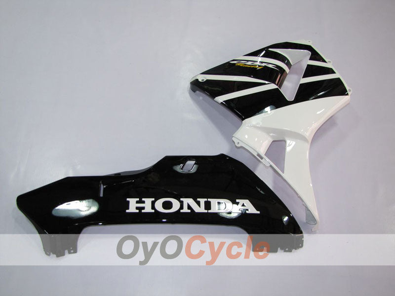 Kit de carénage injecté pour CBR600RR 03-04 - Blanc, noir - Style usine #OYO87902549