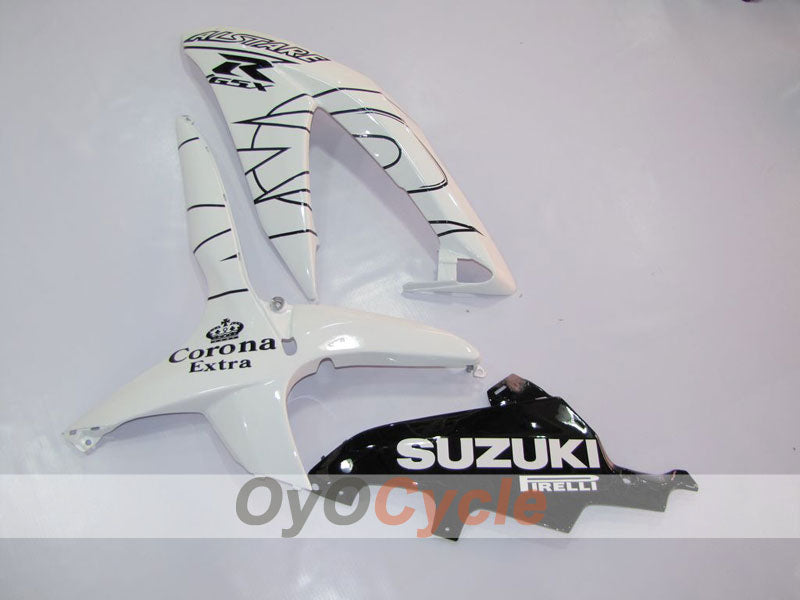 Kit de carénage à injection pour GSX R600 08-10 - Blanc, Noir - Corona, MOTUL #OYO87901607