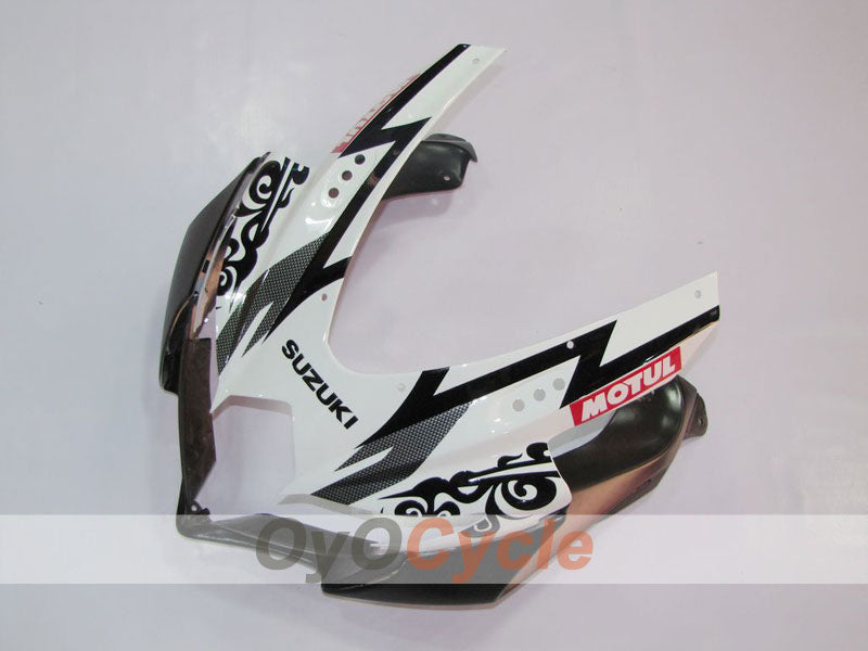 Kit de carénage à injection pour GSX R750 08-10 - Blanc, noir - Corona #OYO87901377