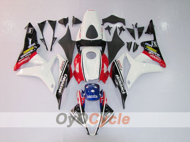 Kit de carénage à injection pour CBR600RR 07-08 - Blanc, Noir - Lee #OYO87900371