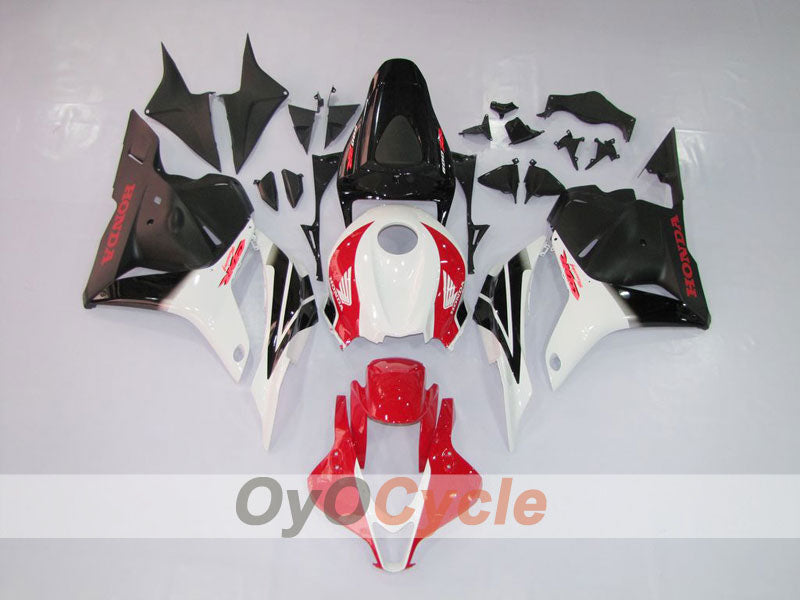 Kit de carénage à injection pour CBR600RR 09-12 - Blanc, Noir - Style usine #OYO87900450