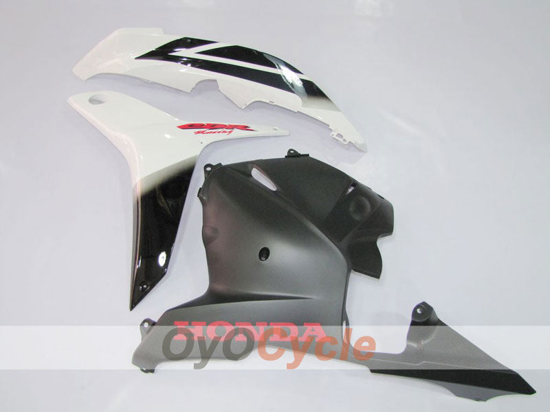 Kit de carénage à injection pour CBR600RR 09-12 - Blanc, Noir - Style usine #OYO87900450