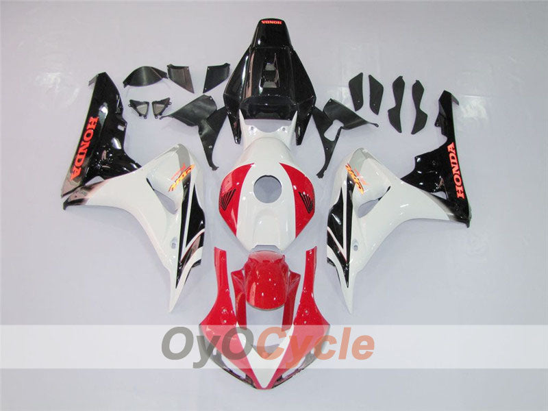 Kit de carénages à injection pour CBR1000RR 06-07 - Rouge, blanc - Style d'origine #OYO87900624 Image principale du produit