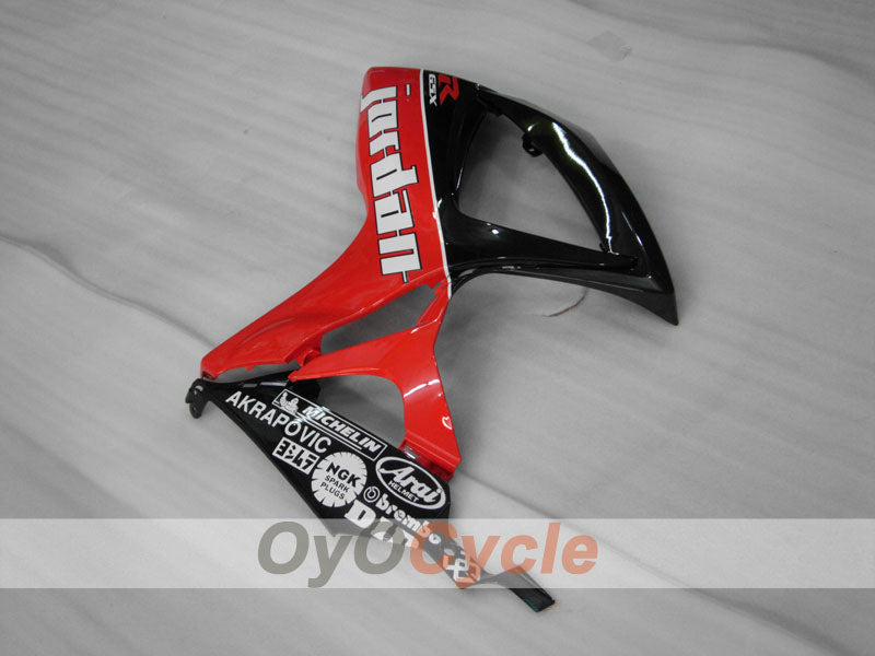 Kit de carénage à injection pour GSX R750 06-07 - Rouge, Noir - Jordan #OYO87901300