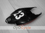 Kit de carénage à injection pour GSX R750 06-07 - Rouge, Noir - Jordan #OYO87901300