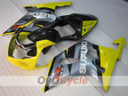 Kit de carénage à injection pour GSX R750 00-03 - Jaune, Argent - Style usine #OYO87905118