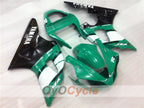 Kit de carénages injectés pour YZF-R1 00-01 - Vert, noir - Style d'origine #OYO87900772