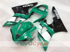 Kit de carénages injectés pour YZF-R1 00-01 - Vert, noir - Style d'origine #OYO87900772